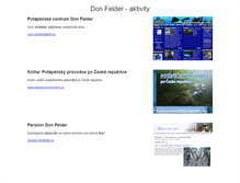 Tablet Screenshot of donfelder.cz